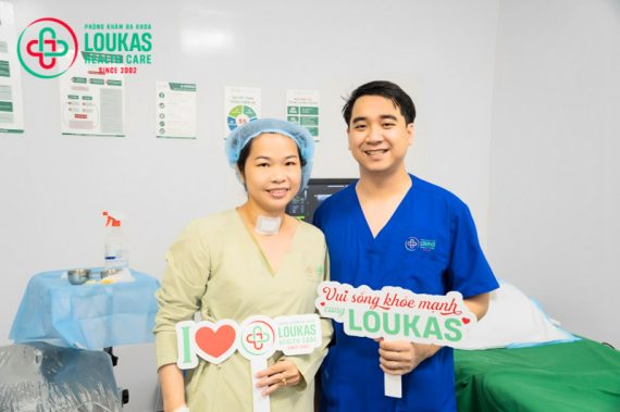 Chị Vân đã tìm lại nụ cười rạng rỡ sau khi loại bỏ nhân giáp thùy phải tại Loukas