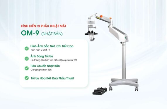 KÍNH HIỂN VI PHẫU THUẬT MẮT – OM-9 (NHẬT BẢN)